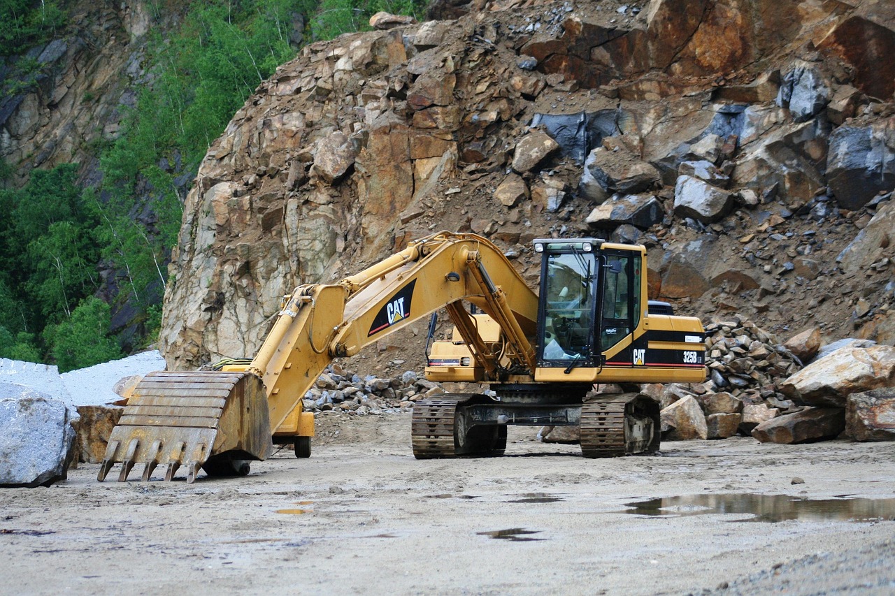 excavator stone quarry, stones, industry, mining, machine, work, degradation, natural stone, material, vehicle, mining, mining, mining, mining, mining